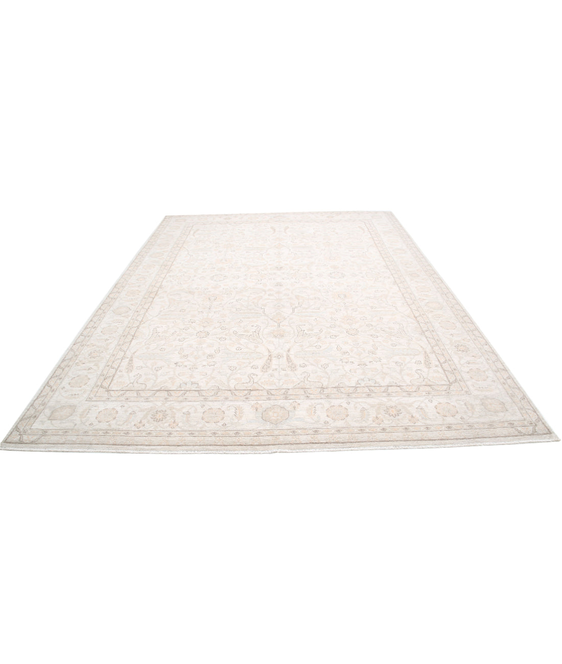 Hand Knotted Serenity Wool Rug - 9'1'' x 12'0'' 9'1'' x 12'0'' (273 X 360) / Ivory / Taupe