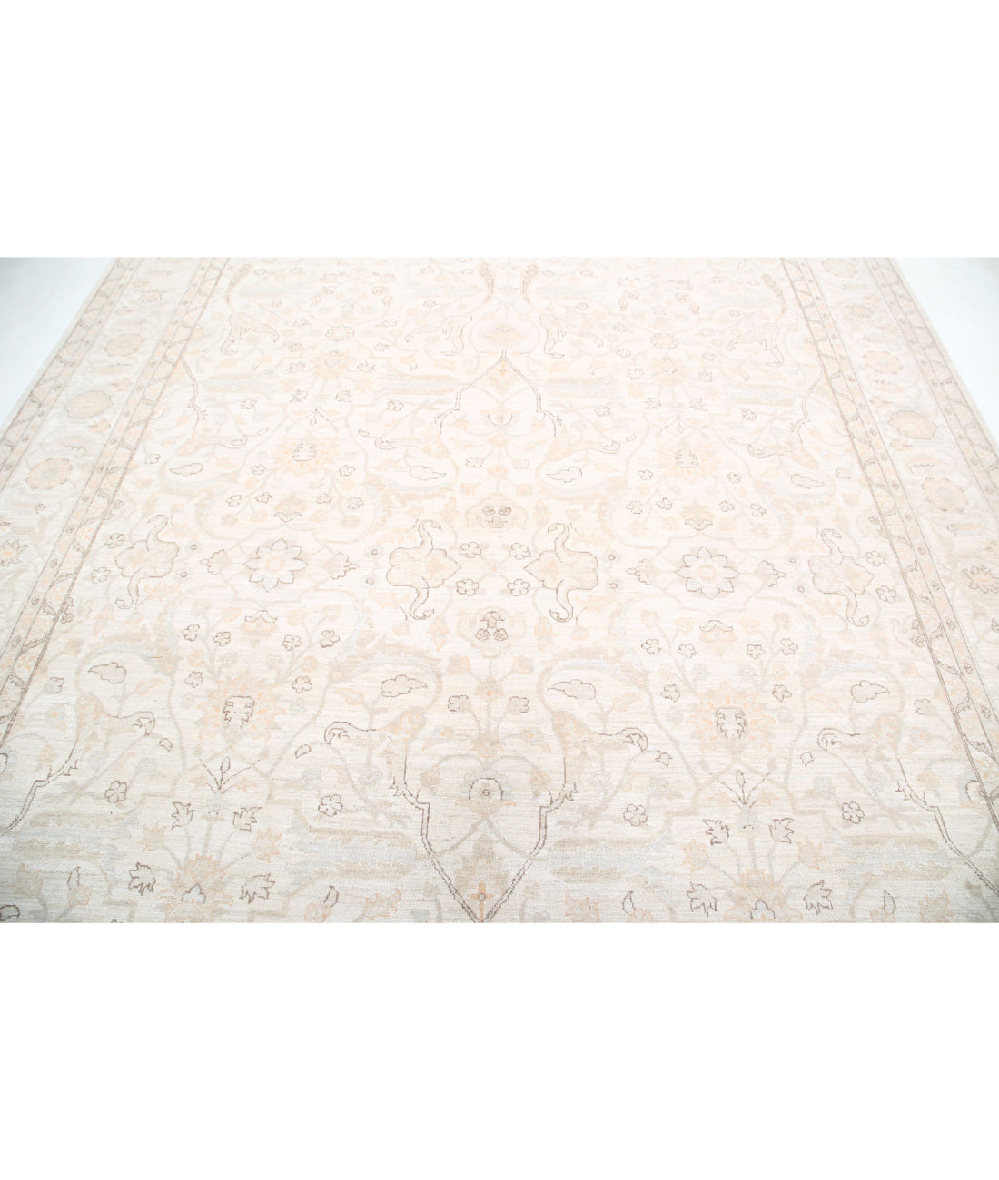 Hand Knotted Serenity Wool Rug - 9'1'' x 12'0'' 9'1'' x 12'0'' (273 X 360) / Ivory / Taupe