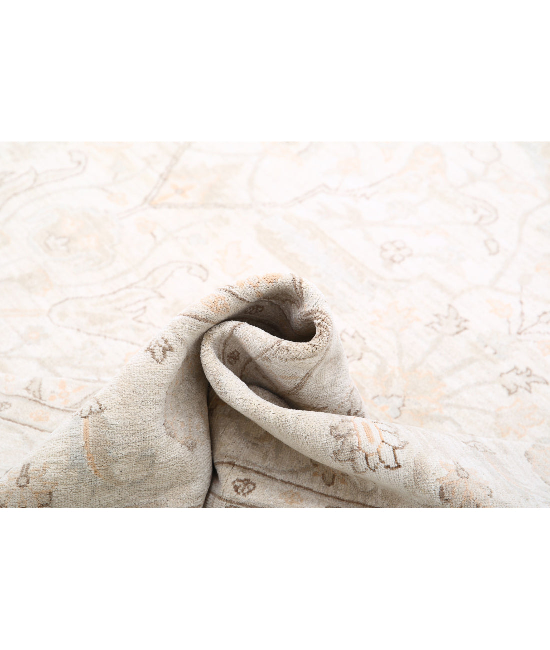 Hand Knotted Serenity Wool Rug - 9'1'' x 12'0'' 9'1'' x 12'0'' (273 X 360) / Ivory / Taupe