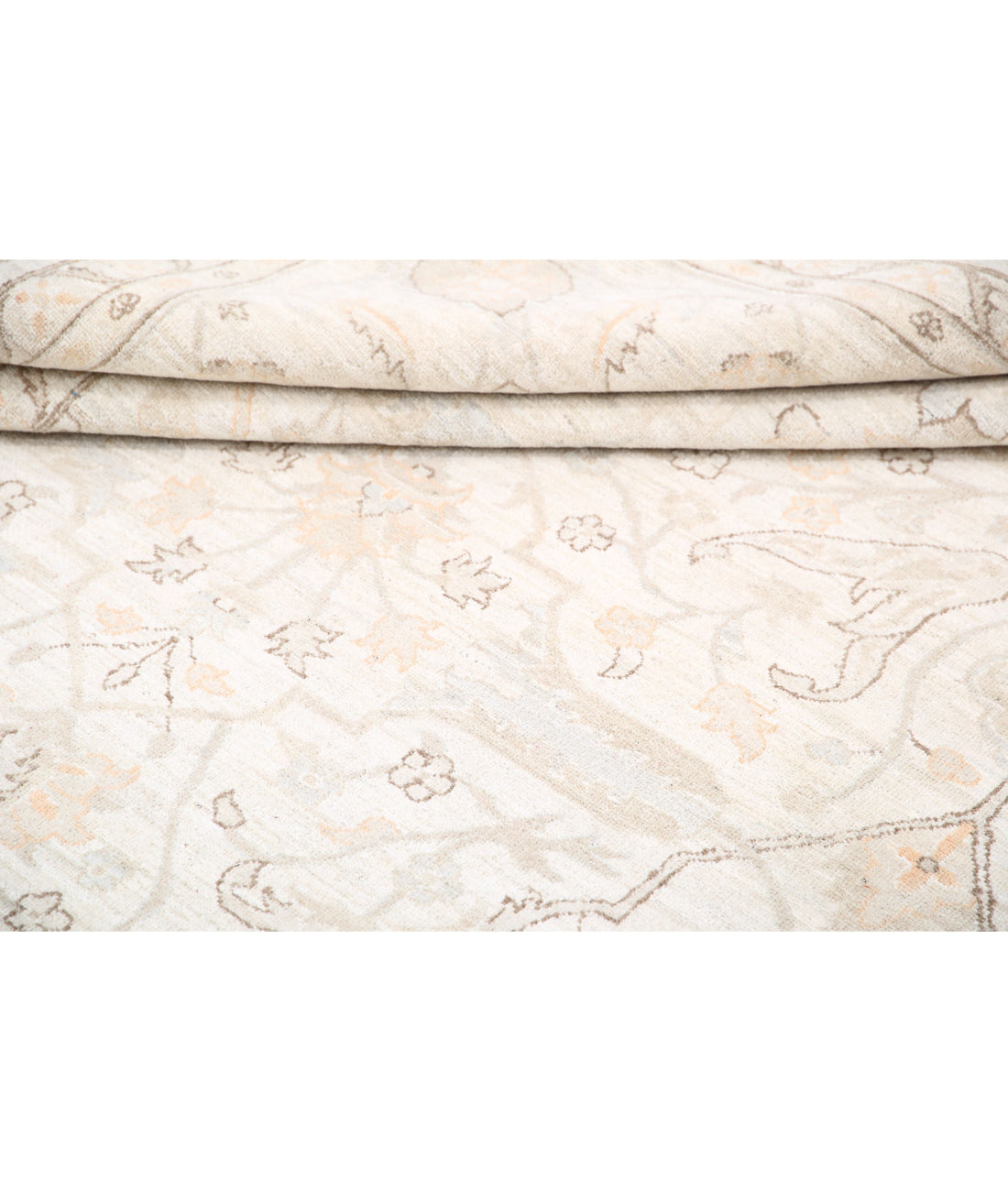 Hand Knotted Serenity Wool Rug - 9'1'' x 12'0'' 9'1'' x 12'0'' (273 X 360) / Ivory / Taupe