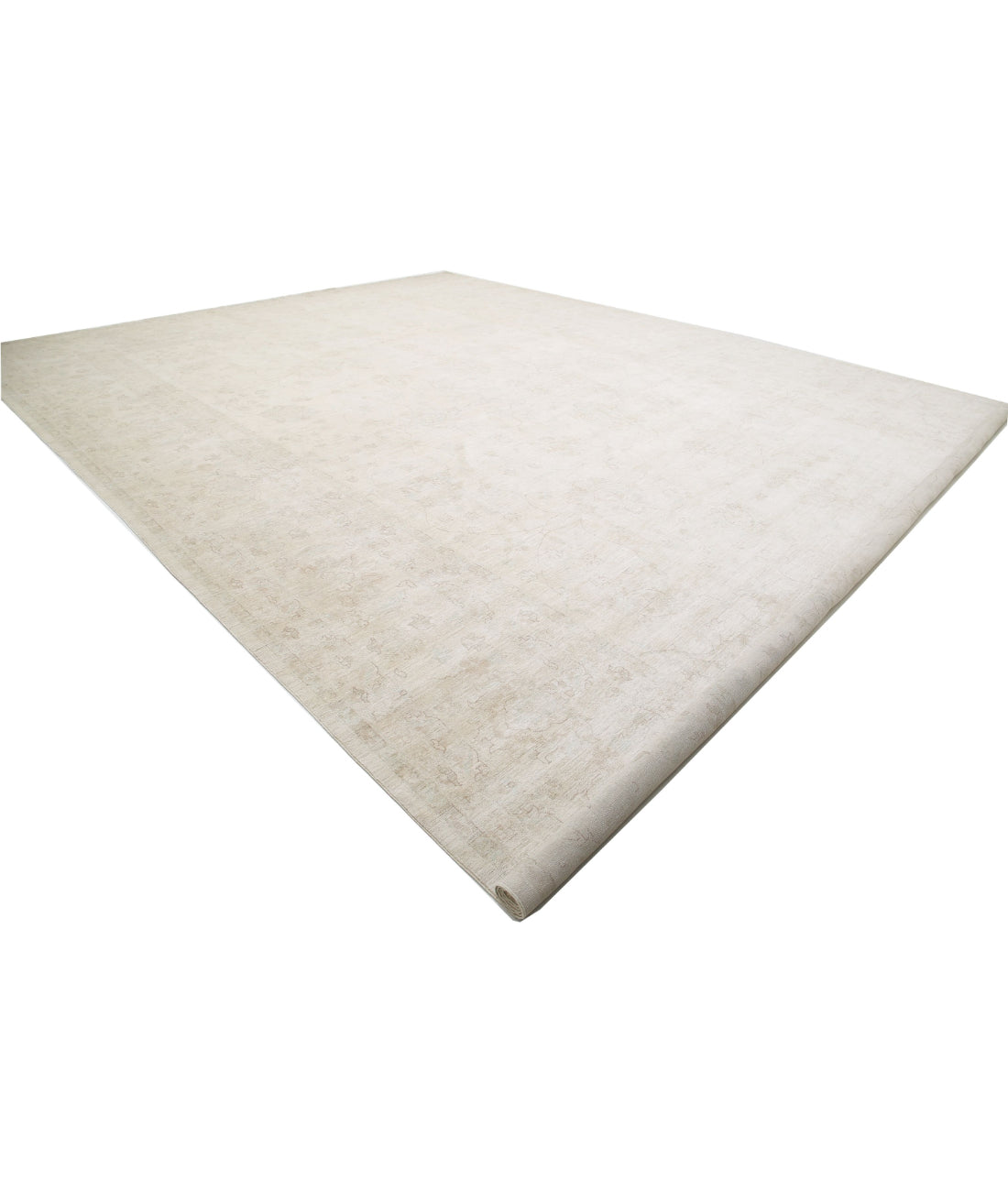 Hand Knotted Serenity Wool Rug - 17'0'' x 23'9'' 17'0'' x 23'9'' (510 X 713) / Ivory / Ivory