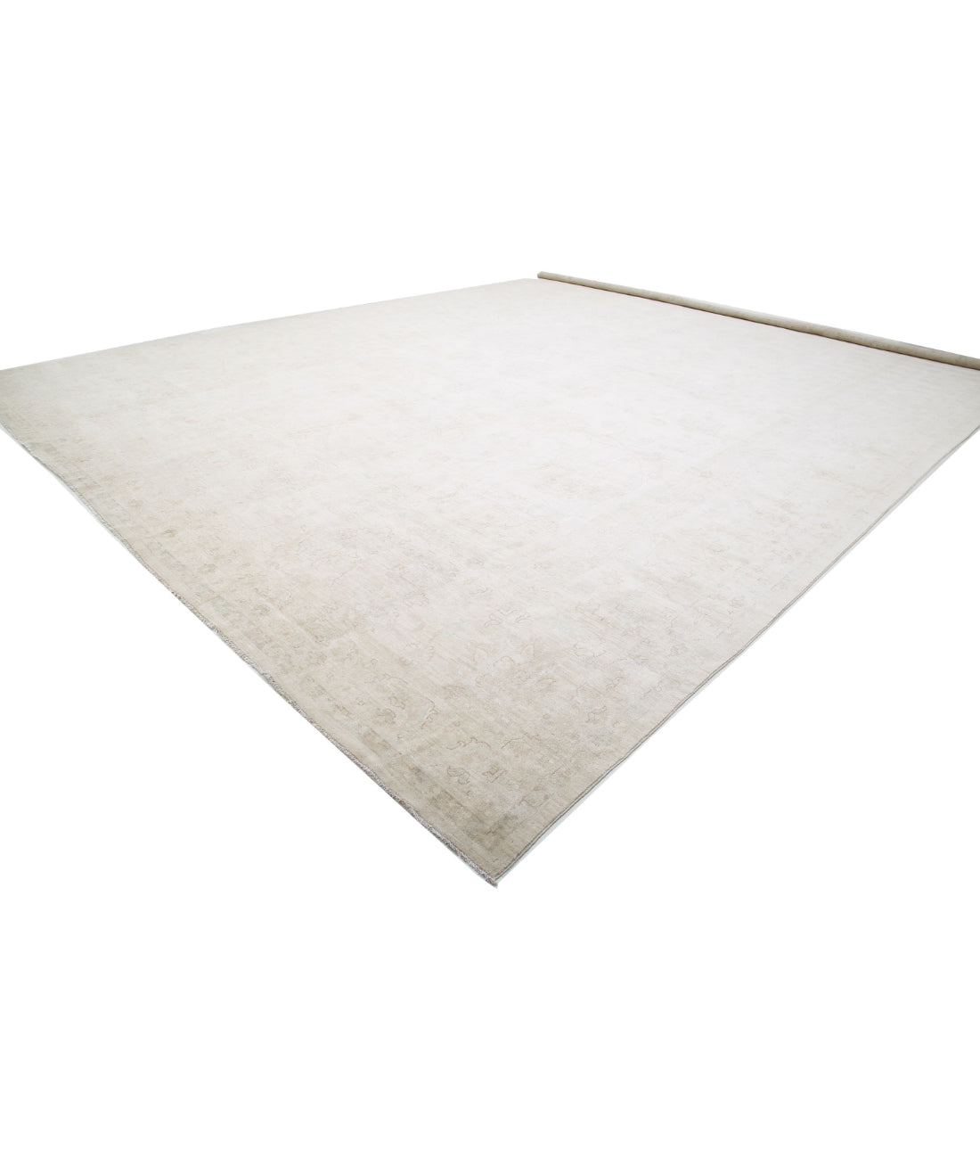 Hand Knotted Serenity Wool Rug - 17'0'' x 23'9'' 17'0'' x 23'9'' (510 X 713) / Ivory / Ivory
