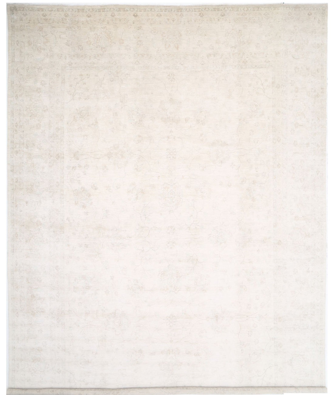 Hand Knotted Serenity Wool Rug - 17&#39;0&#39;&#39; x 23&#39;9&#39;&#39; 17&#39;0&#39;&#39; x 23&#39;9&#39;&#39; (510 X 713) / Ivory / Ivory