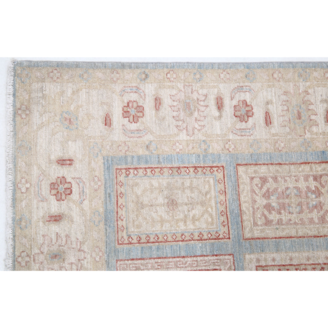 Alfombra de lana Serenity anudada a mano - 2'9'' x 7'4''