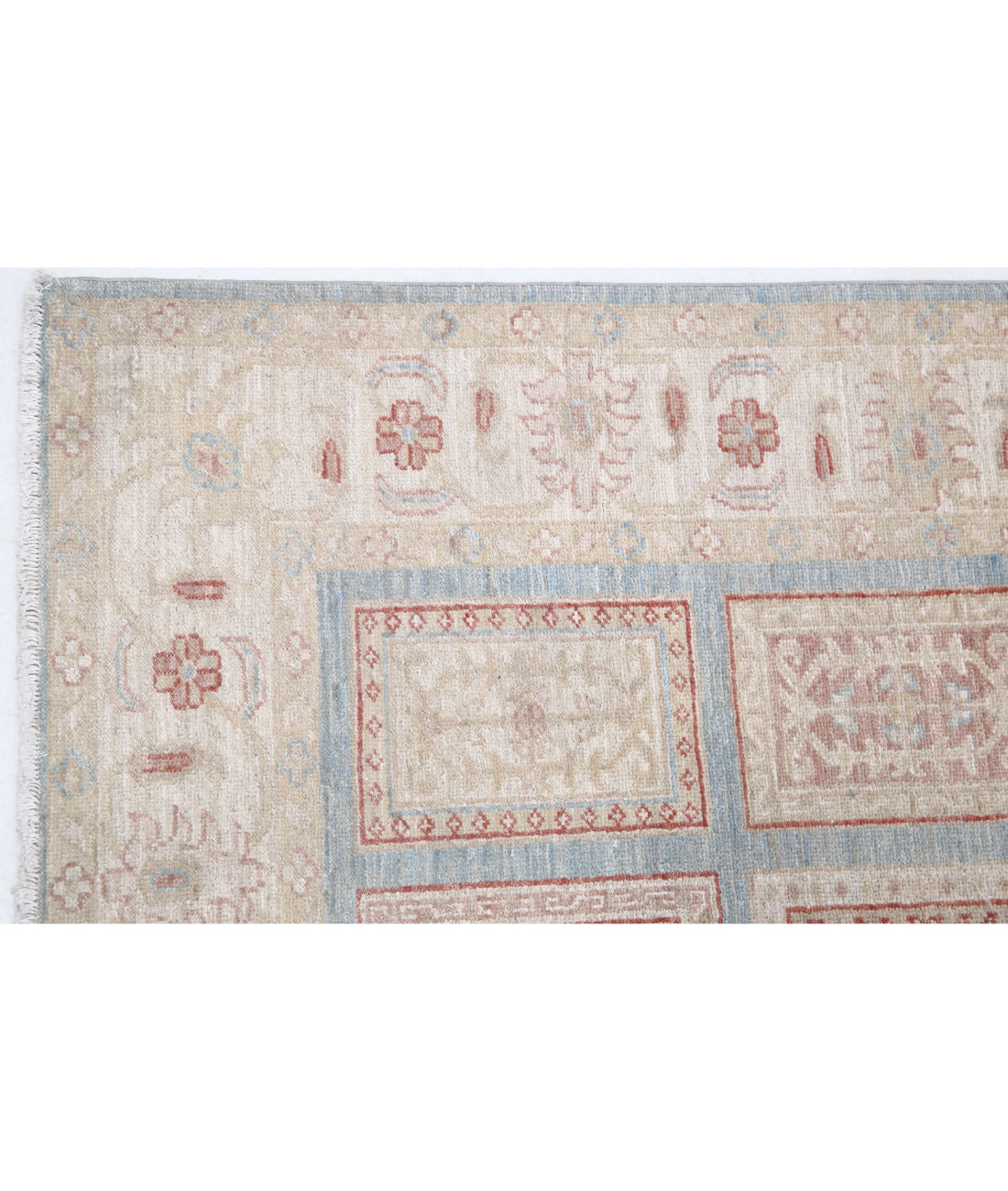Alfombra de lana Serenity anudada a mano - 2'9'' x 7'4''