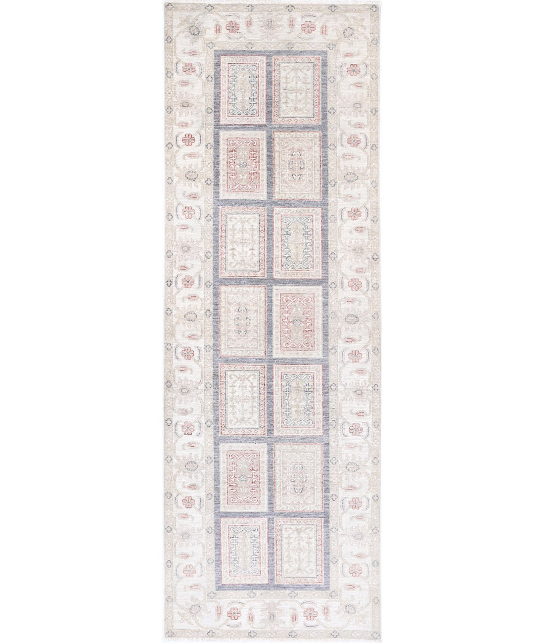 Hand Knotted Serenity Wool Rug - 2'7'' x 8'0''