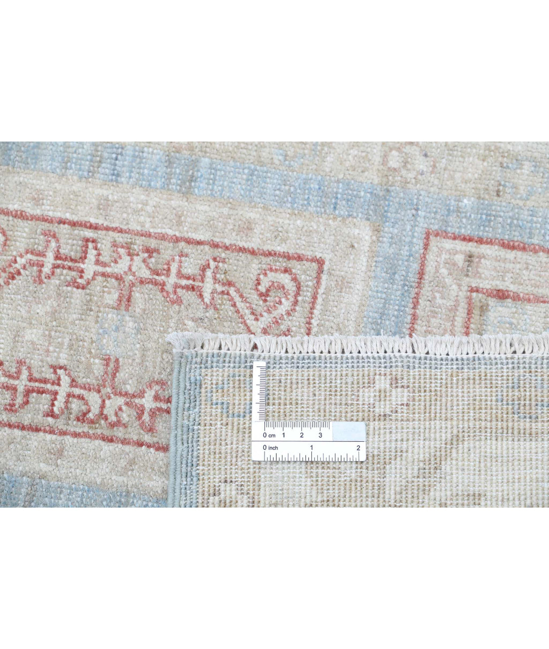 Hand Knotted Serenity Wool Rug - 2'8'' x 9'8'' 2'8'' x 9'8'' (80 X 290) / Blue / Ivory