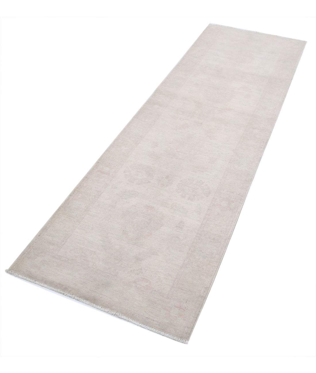 Alfombra de lana Serenity anudada a mano - 2'4'' x 7'8''
