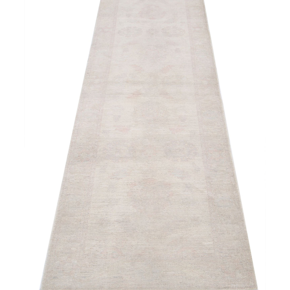 Alfombra de lana Serenity anudada a mano - 2'4'' x 7'8''
