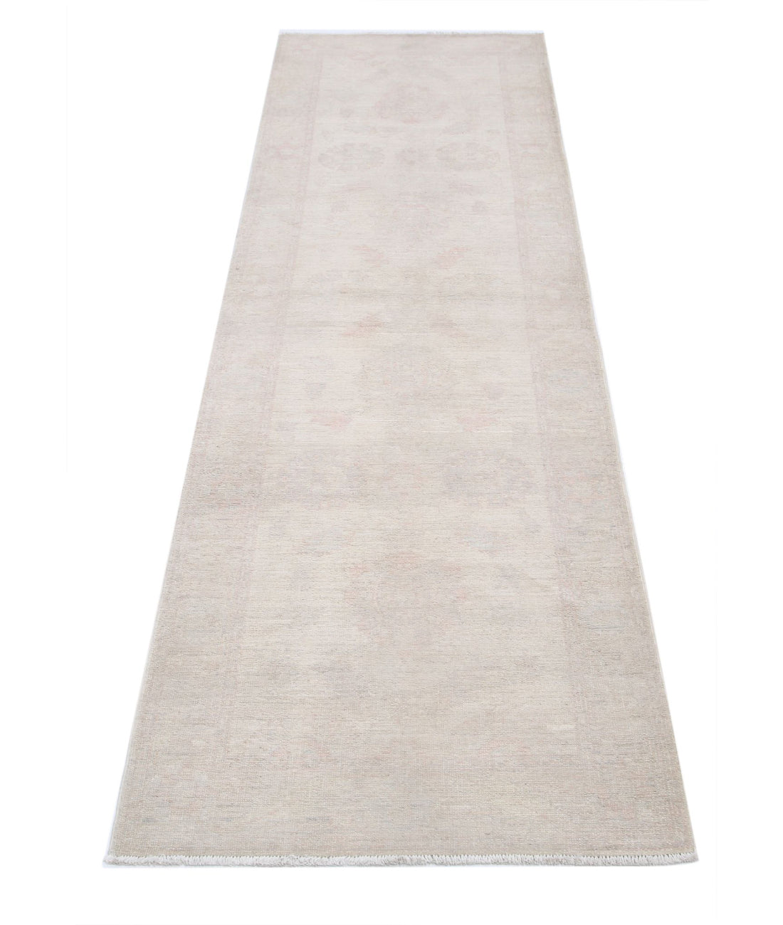 Alfombra de lana Serenity anudada a mano - 2'4'' x 7'8''