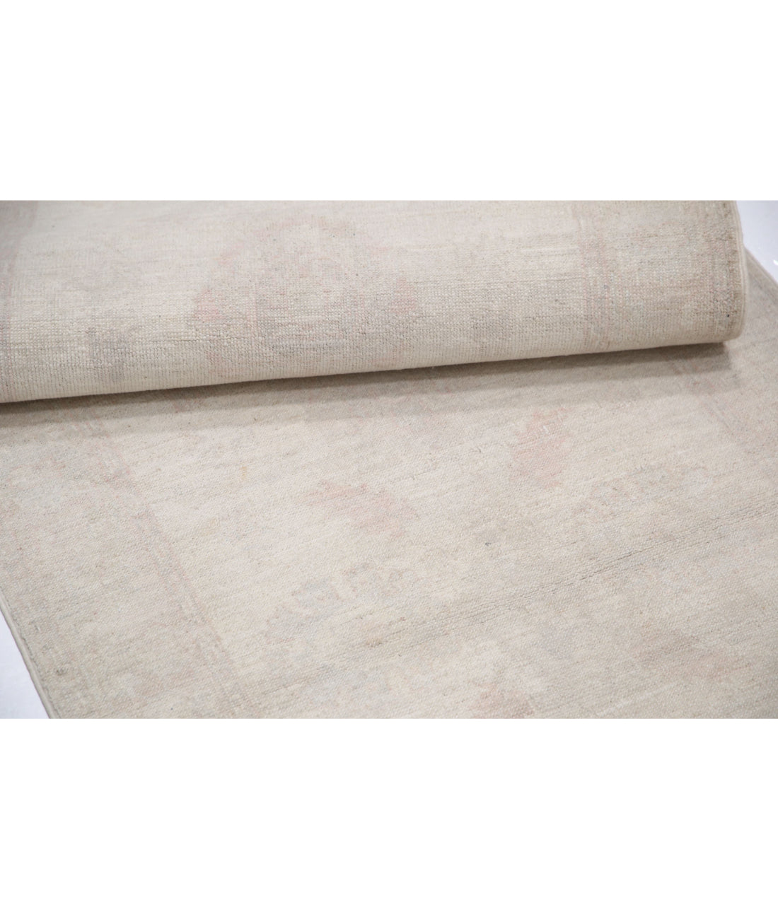Alfombra de lana Serenity anudada a mano - 2'4'' x 7'8''