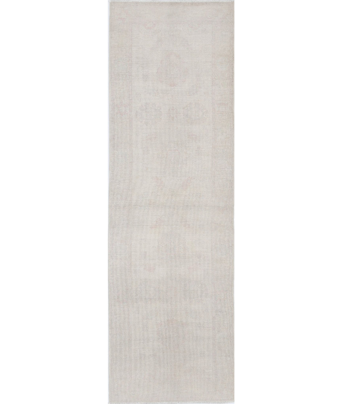 Alfombra de lana Serenity anudada a mano - 2'4'' x 7'8''