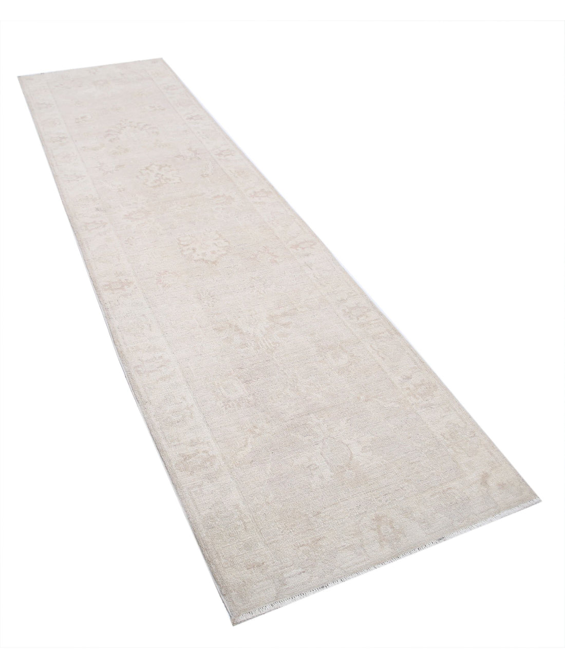 Alfombra de lana Serenity anudada a mano - 2'8'' x 9'5''