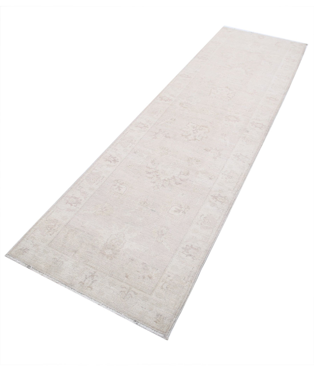 Alfombra de lana Serenity anudada a mano - 2'8'' x 9'5''