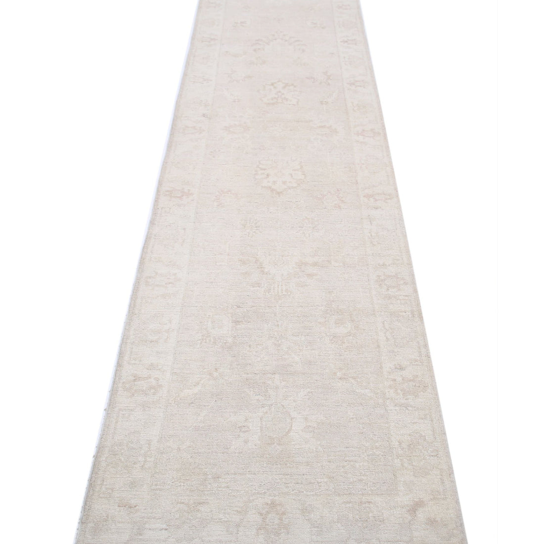 Alfombra de lana Serenity anudada a mano - 2'8'' x 9'5''