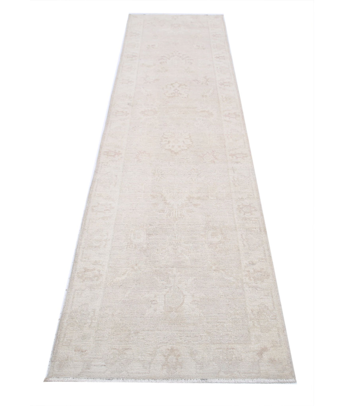 Alfombra de lana Serenity anudada a mano - 2'8'' x 9'5''