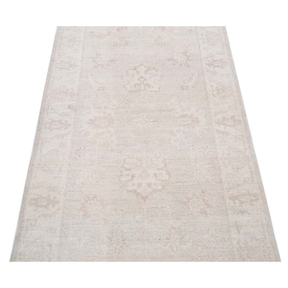 Alfombra de lana Serenity anudada a mano - 2'8'' x 9'5''