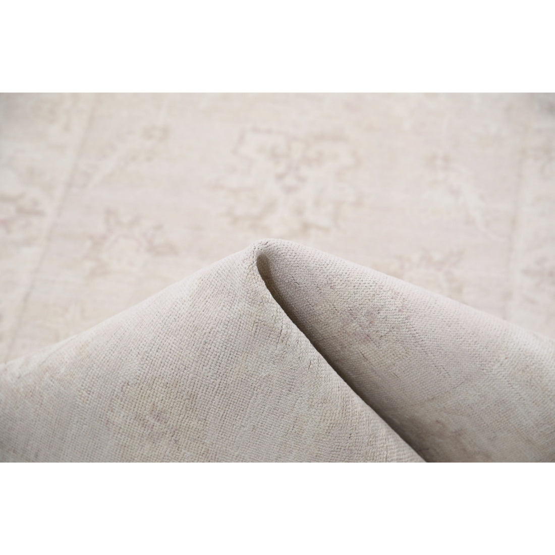 Alfombra de lana Serenity anudada a mano - 2'8'' x 9'5''