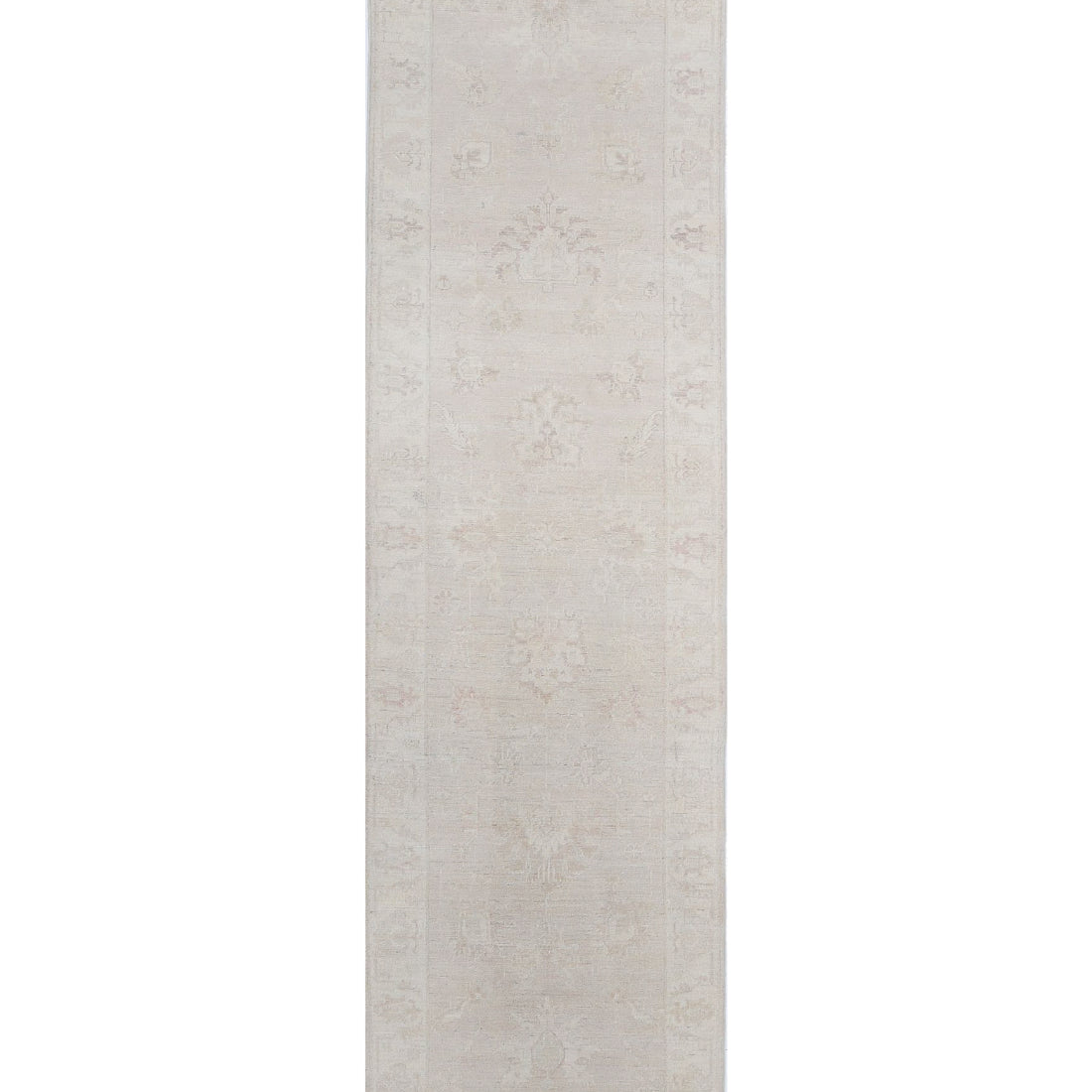 Alfombra de lana Serenity anudada a mano - 2'8'' x 9'5''