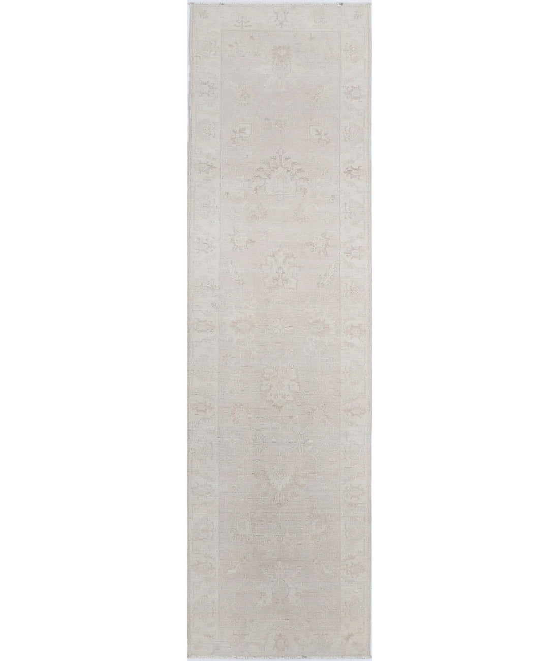Alfombra de lana Serenity anudada a mano - 2'8'' x 9'5''