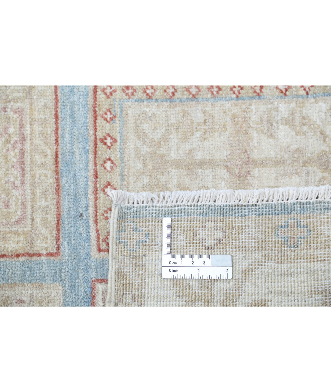 Hand Knotted Serenity Wool Rug - 2'7'' x 8'2'' 2'7'' x 8'2'' (78 X 245) / Blue / Ivory