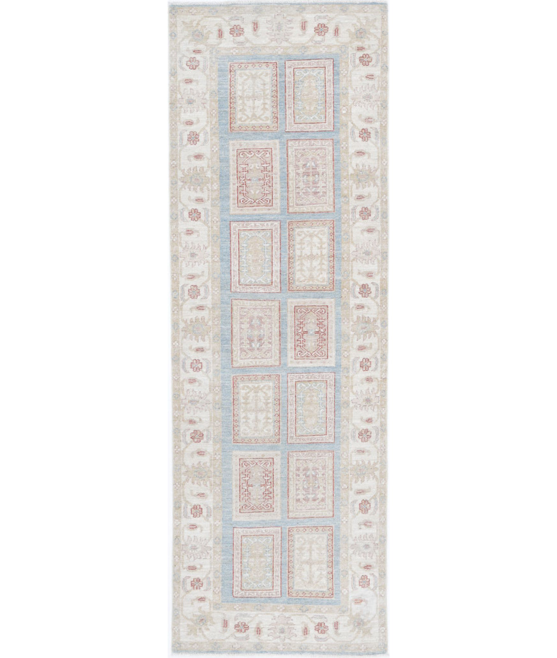 Hand Knotted Serenity Wool Rug - 2'7'' x 8'2''