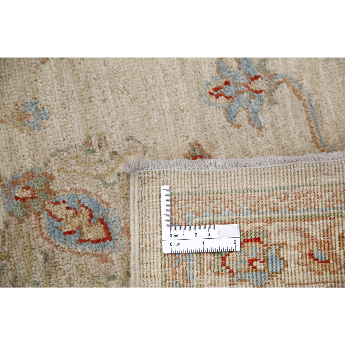 Alfombra de lana Serenity anudada a mano - 2'8'' x 8'5''