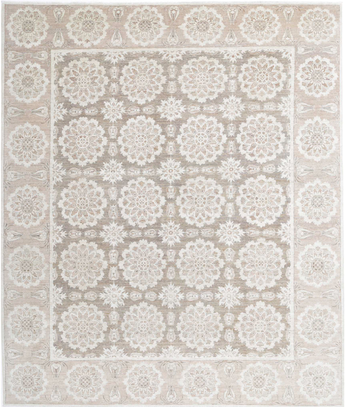 Hand Knotted Serenity Wool Rug - 8'11'' x 10'6''