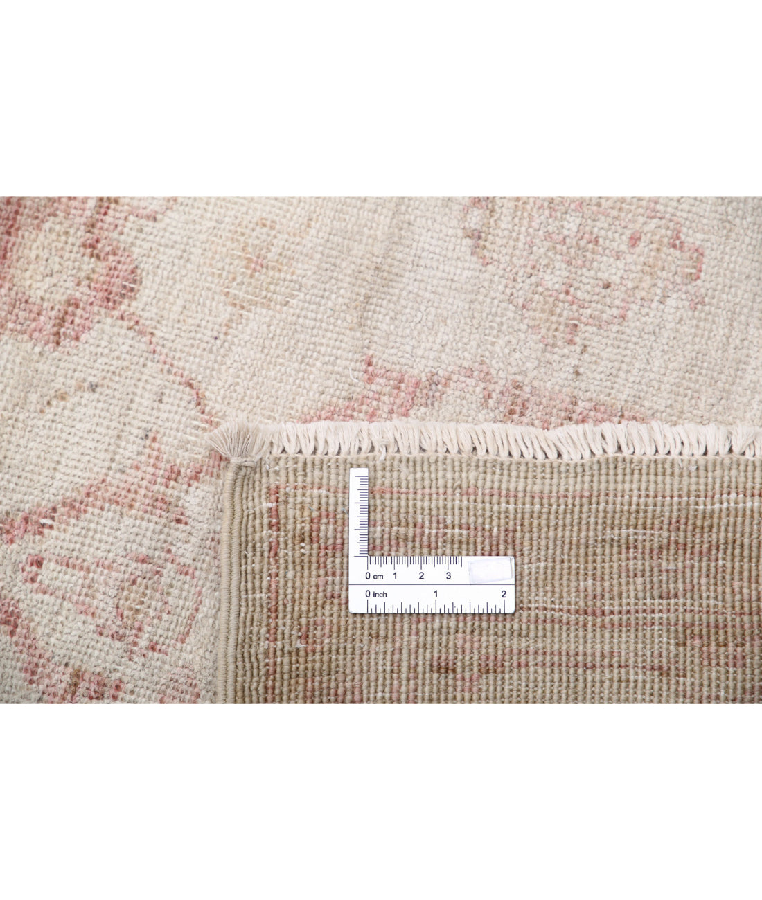 Hand Knotted Serenity Wool Rug - 8'6'' x 17'5'' 8'6'' x 17'5'' (255 X 523) / Ivory / Pink