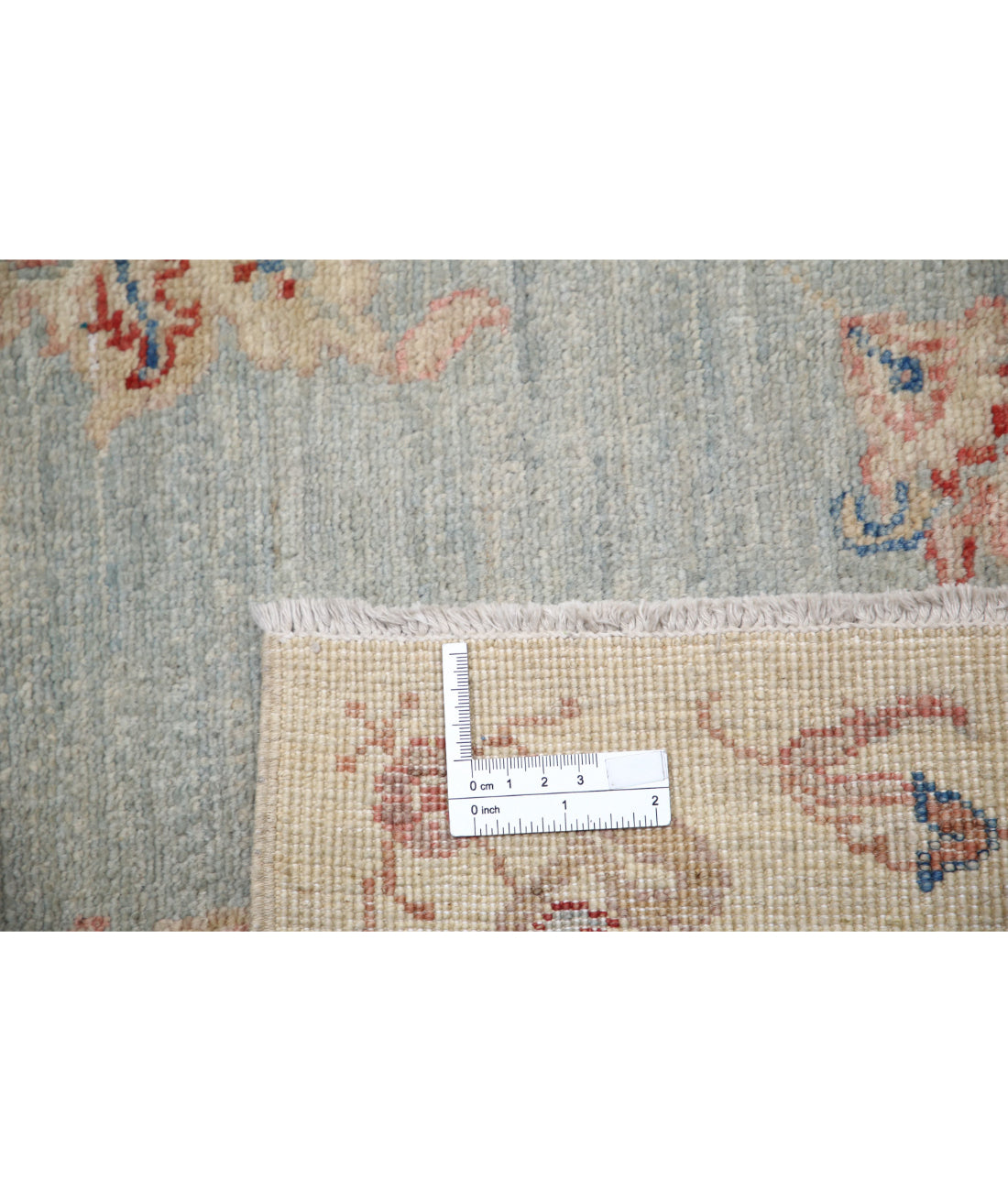 Hand Knotted Serenity Wool Rug - 5'2'' x 6'9'' 5'2'' x 6'9'' (155 X 203) / Blue / Ivory