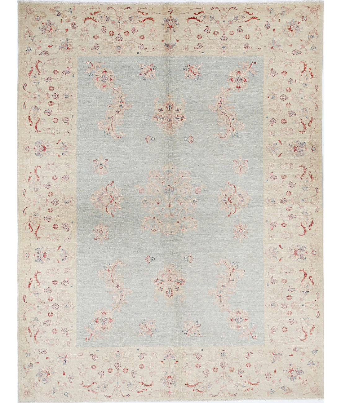 Hand Knotted Serenity Wool Rug - 5&#39;2&#39;&#39; x 6&#39;9&#39;&#39; 5&#39;2&#39;&#39; x 6&#39;9&#39;&#39; (155 X 203) / Blue / Ivory