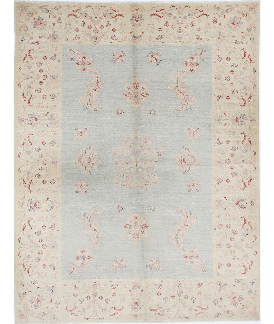 Hand Knotted Serenity Wool Rug - 5'2'' x 6'9''