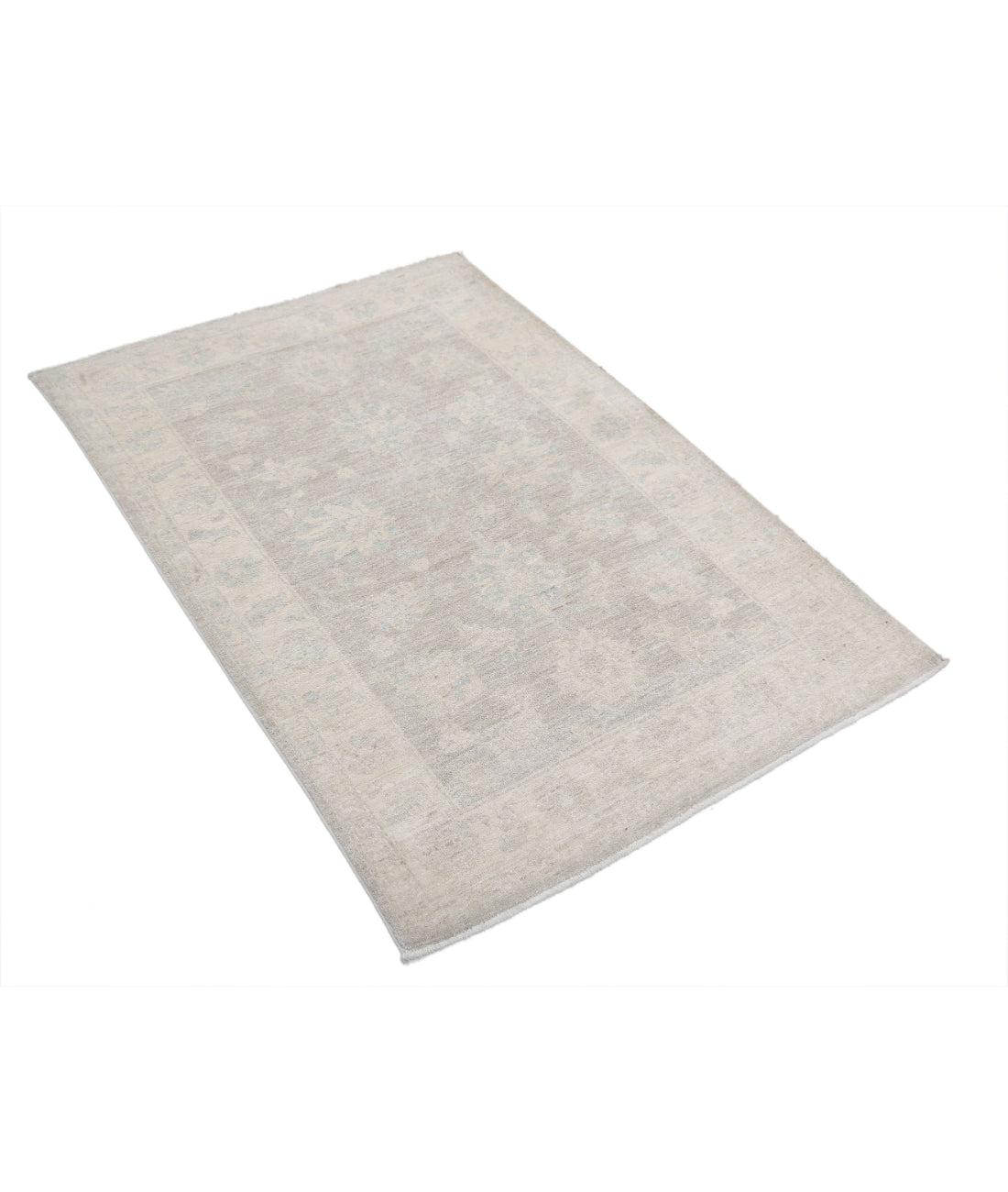 Hand Knotted Serenity Wool Rug - 3'1'' x 4'7'' 3'1'' x 4'7'' (93 X 138) / Brown / Ivory