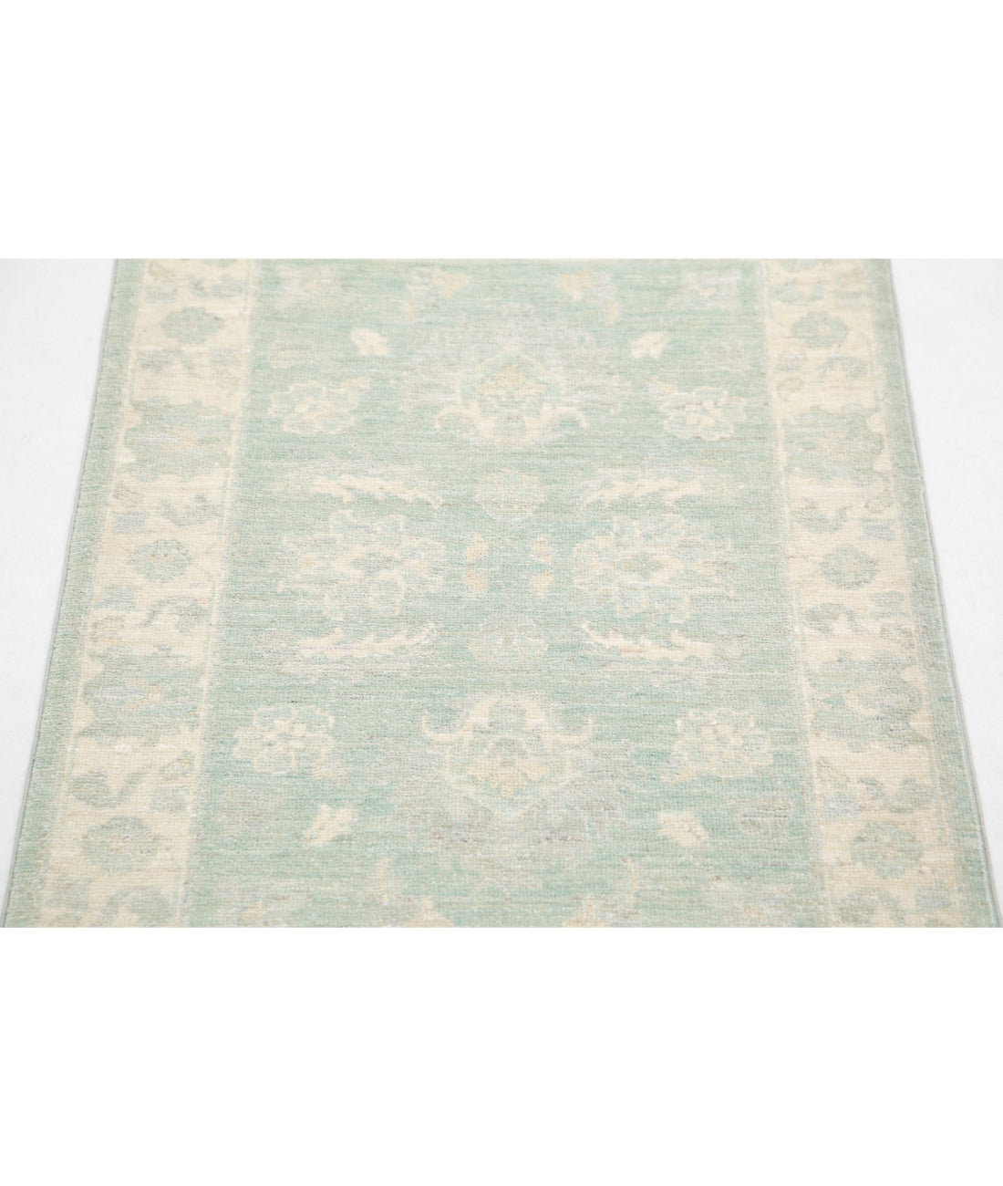 Hand Knotted Serenity Wool Rug - 2'0'' x 2'11'' 2'0'' x 2'11'' (60 X 88) / Green / Ivory