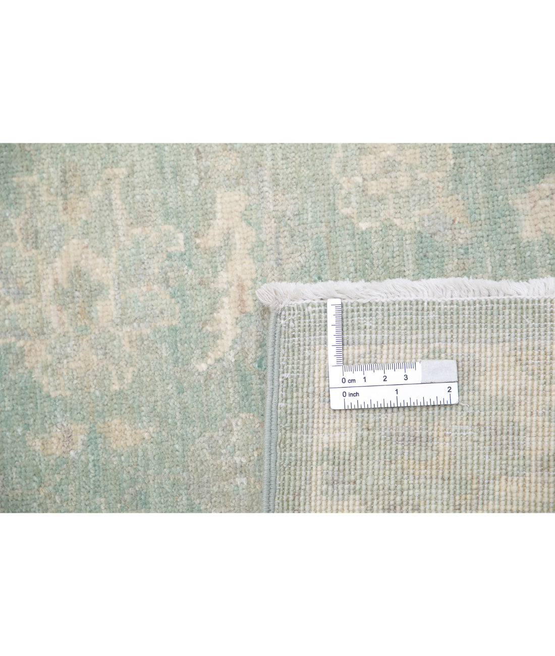 Hand Knotted Serenity Wool Rug - 2'0'' x 2'11'' 2'0'' x 2'11'' (60 X 88) / Green / Ivory