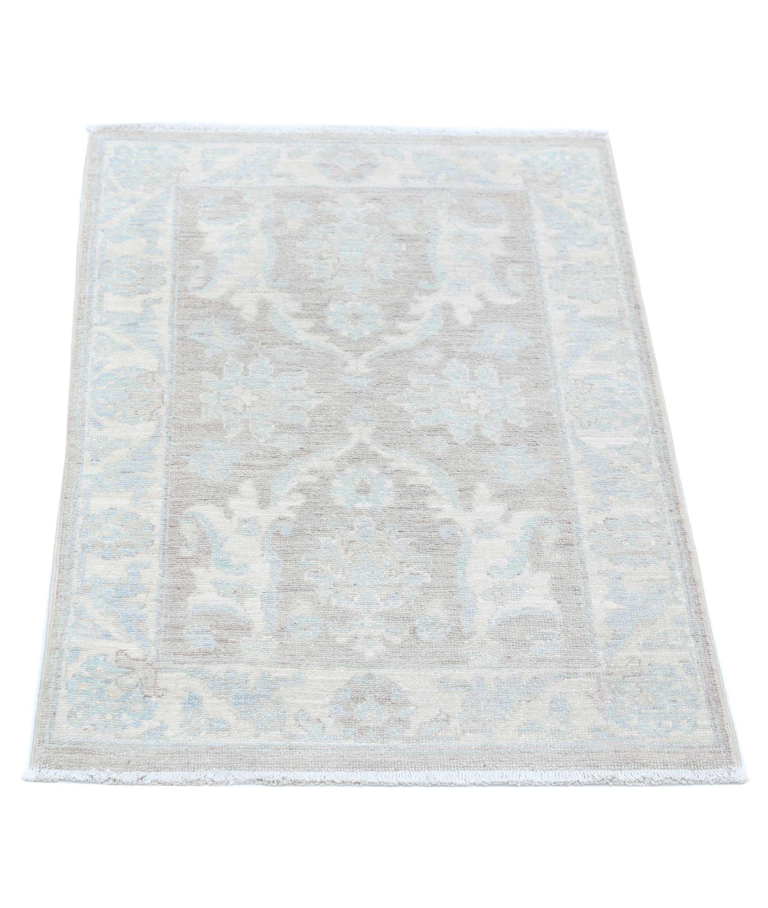 Hand Knotted Serenity Wool Rug - 2'0'' x 2'10'' 2'0'' x 2'10'' (60 X 85) / Brown / Ivory