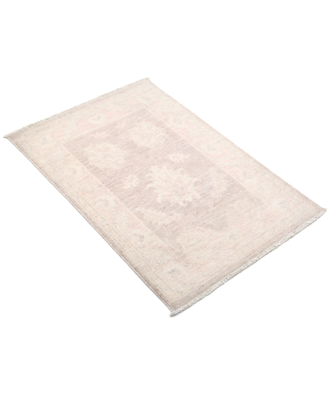 Hand Knotted Serenity Wool Rug - 2'1'' x 3'1'' 2'1'' x 3'1'' (63 X 93) / Brown / Ivory
