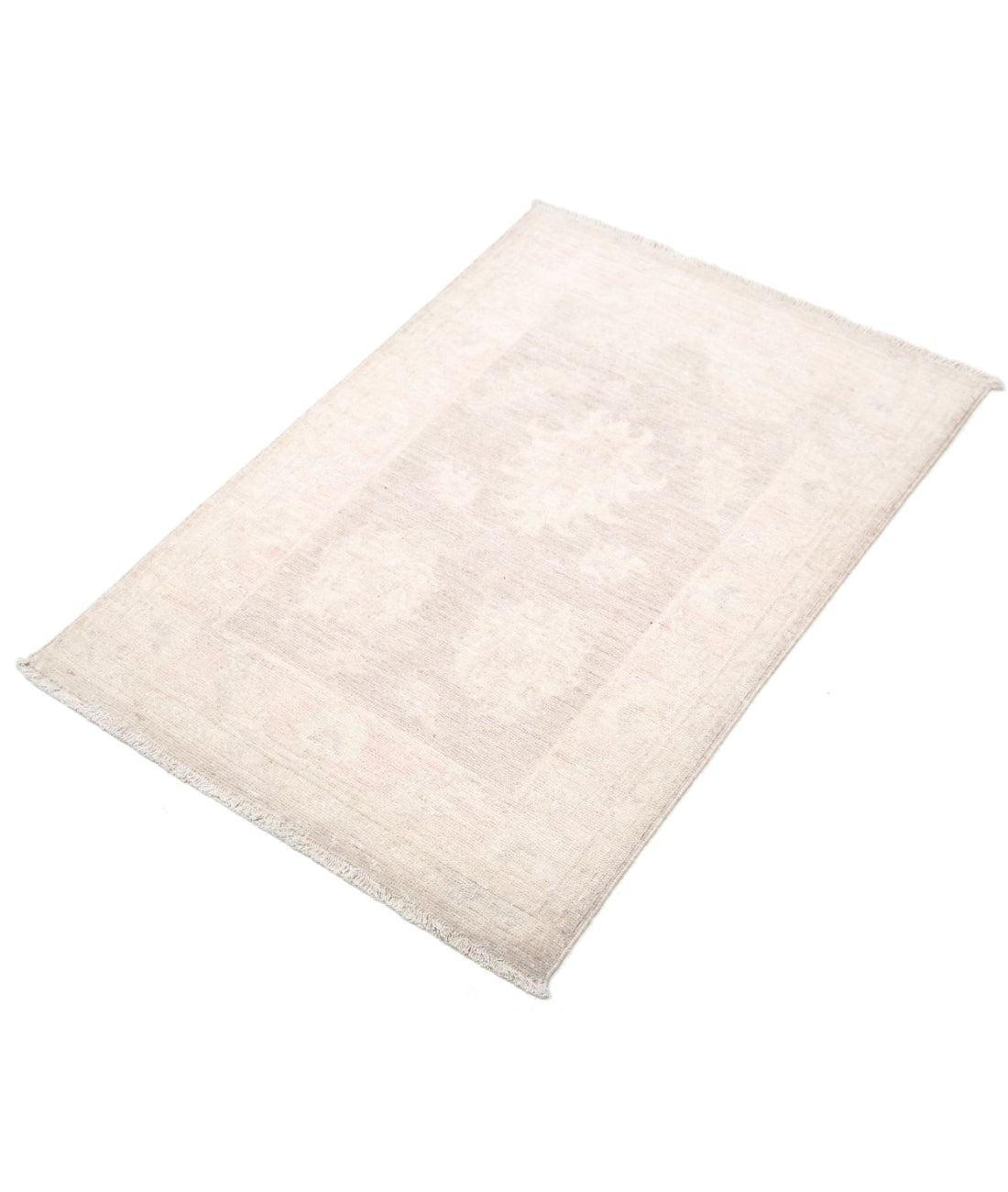Hand Knotted Serenity Wool Rug - 2'1'' x 3'1'' 2'1'' x 3'1'' (63 X 93) / Brown / Ivory