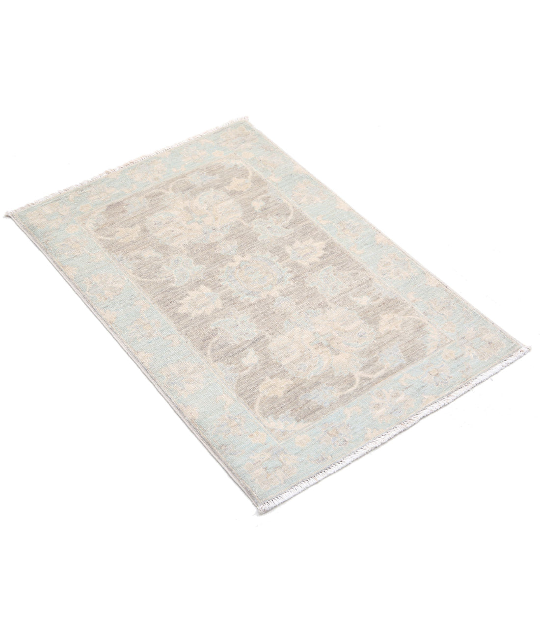 Hand Knotted Serenity Wool Rug - 2'0'' x 3'0'' 2'0'' x 3'0'' (60 X 90) / Brown / Blue