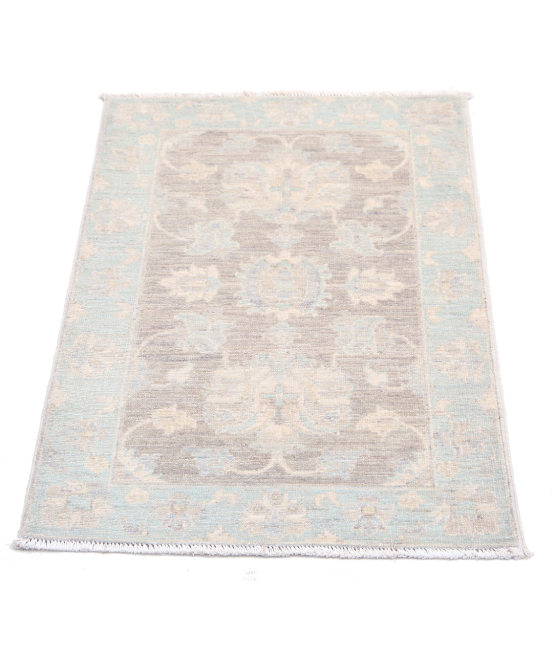 Hand Knotted Serenity Wool Rug - 2'0'' x 3'0'' 2'0'' x 3'0'' (60 X 90) / Brown / Blue