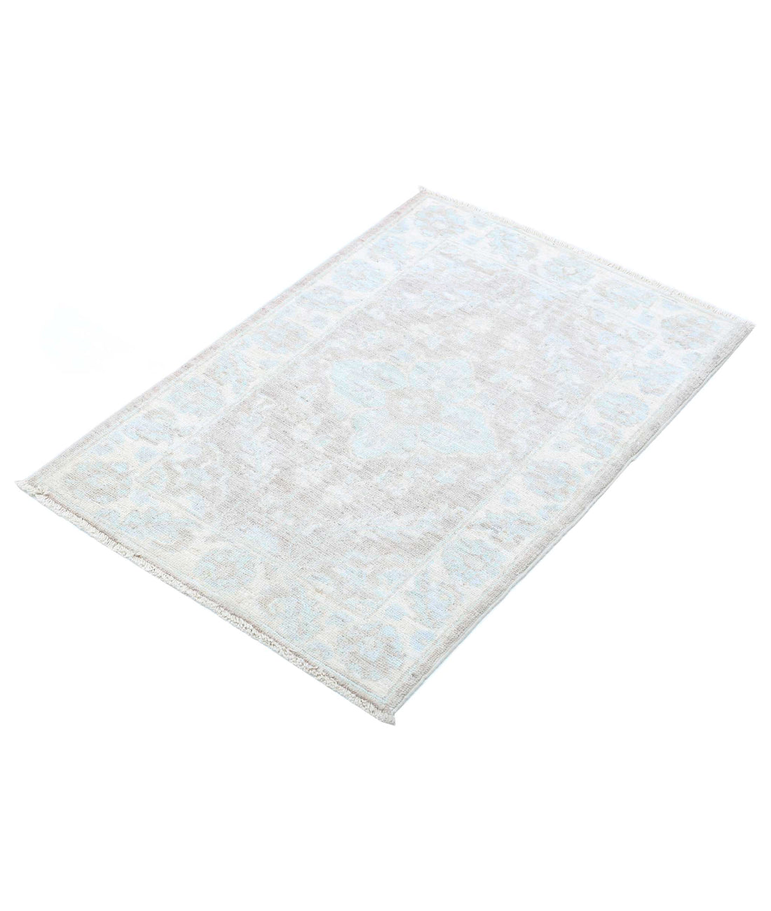 Hand Knotted Serenity Wool Rug - 2'0'' x 2'11'' 2'0'' x 2'11'' (60 X 88) / Brown / Ivory