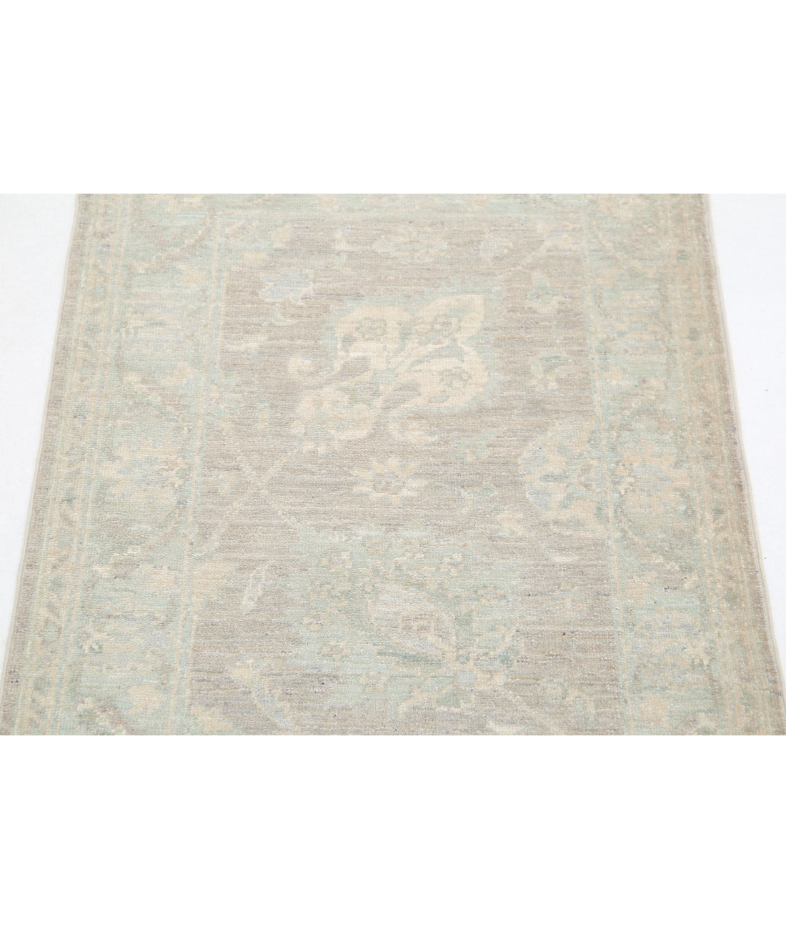 Hand Knotted Serenity Wool Rug - 2'3'' x 2'11'' 2'3'' x 2'11'' (68 X 88) / Brown / Ivory