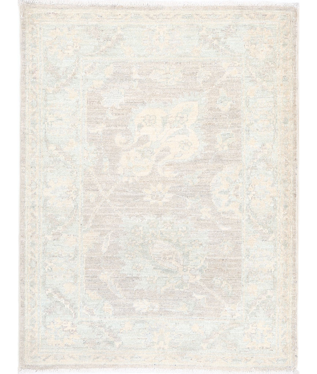 Hand Knotted Serenity Wool Rug - 2&#39;3&#39;&#39; x 2&#39;11&#39;&#39; 2&#39;3&#39;&#39; x 2&#39;11&#39;&#39; (68 X 88) / Brown / Ivory