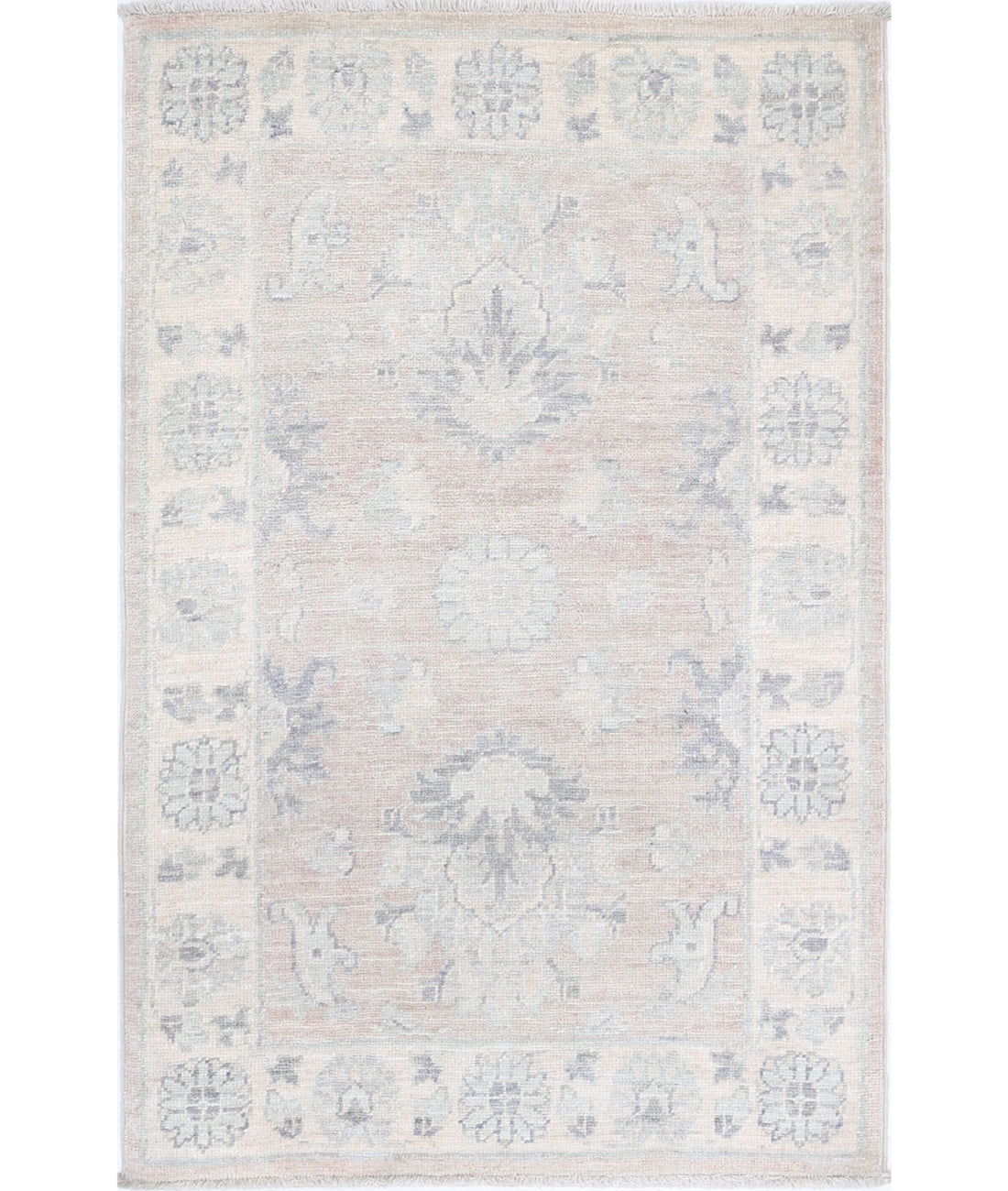 Hand Knotted Serenity Wool Rug - 2'2'' x 3'1'' 2'2'' x 3'1'' (65 X 93) / Brown / Ivory