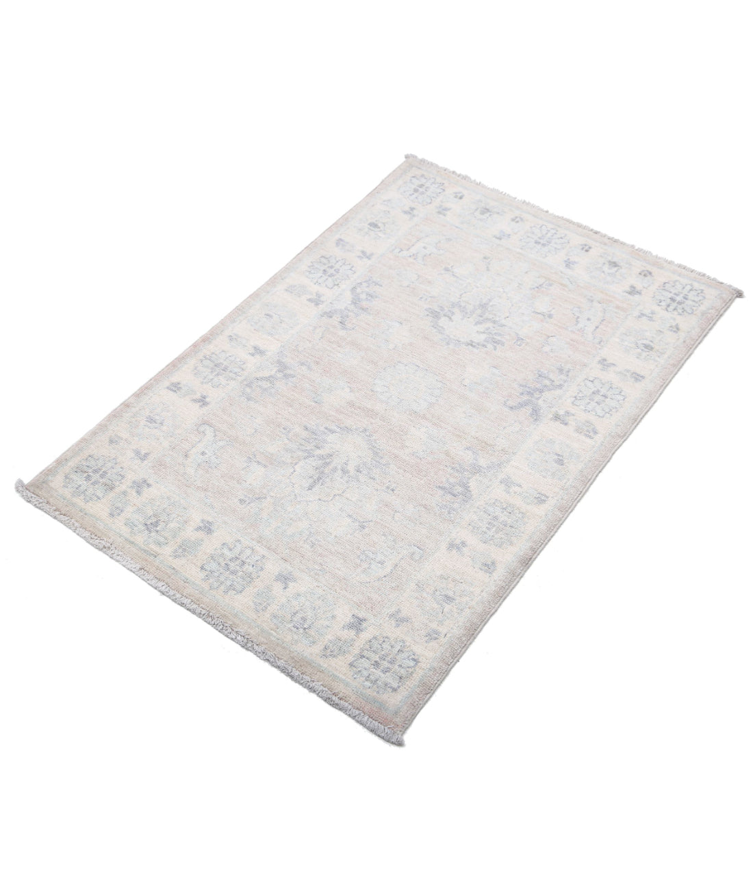 Hand Knotted Serenity Wool Rug - 2'2'' x 3'2'' 2'2'' x 3'2'' (65 X 95) / Brown / Ivory
