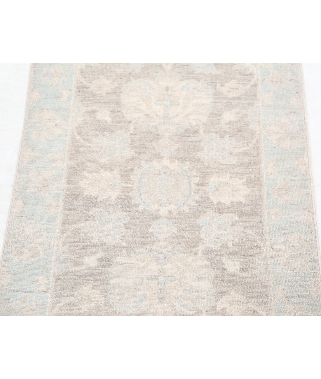 Hand Knotted Serenity Wool Rug - 2'0'' x 3'1'' 2'0'' x 3'1'' (60 X 93) / Brown / Blue