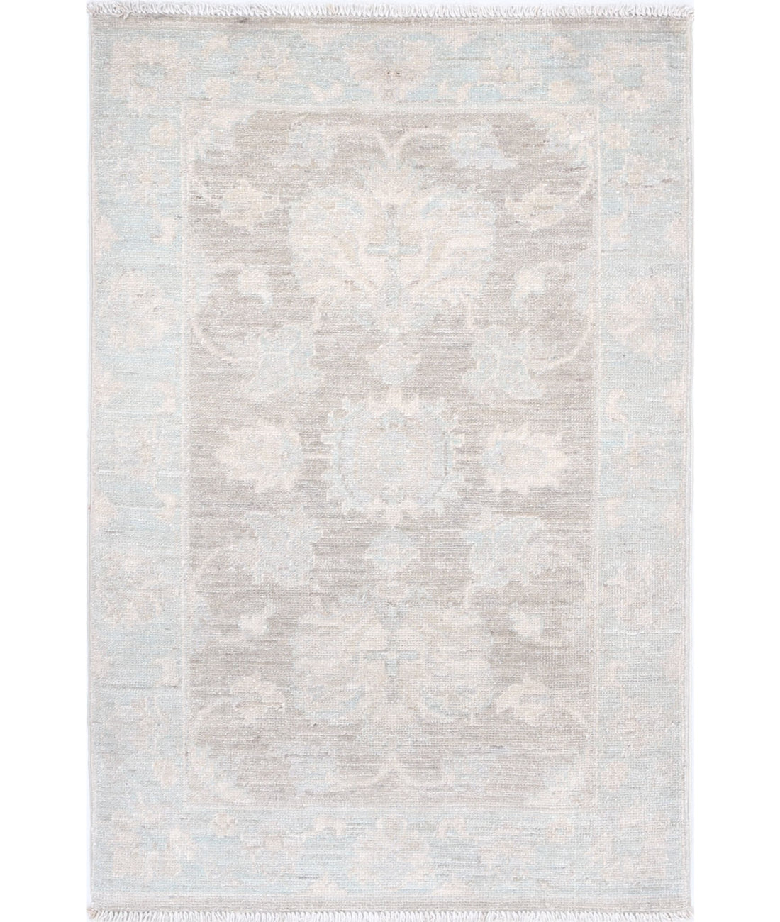 Hand Knotted Serenity Wool Rug - 2&#39;0&#39;&#39; x 3&#39;1&#39;&#39; 2&#39;0&#39;&#39; x 3&#39;1&#39;&#39; (60 X 93) / Brown / Blue