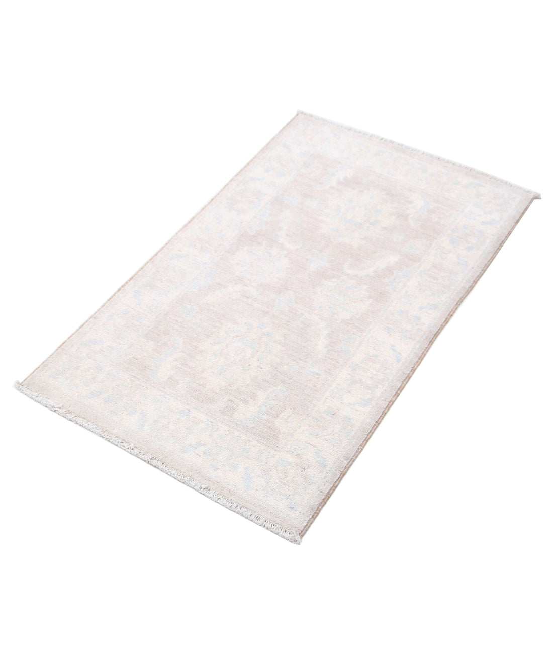 Hand Knotted Serenity Wool Rug - 2'0'' x 3'4'' 2'0'' x 3'4'' (60 X 100) / Brown / Ivory