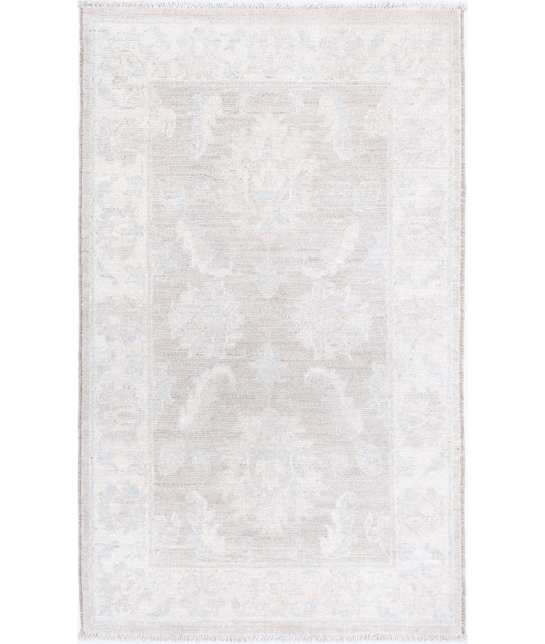 Hand Knotted Serenity Wool Rug - 2'0'' x 3'4'' 2'0'' x 3'4'' (60 X 100) / Brown / Ivory