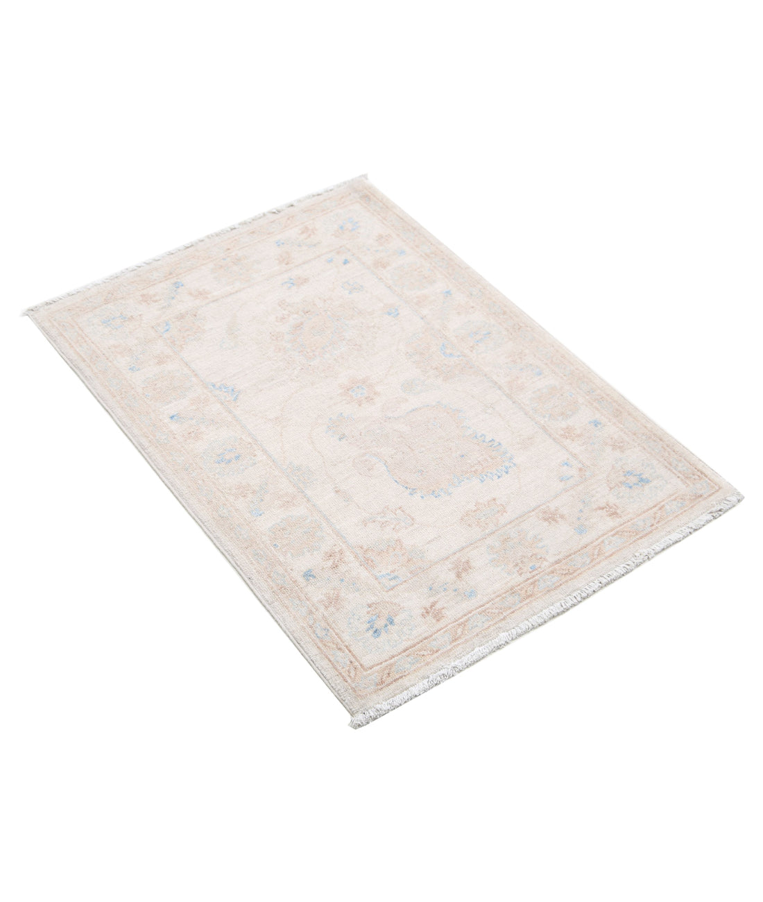 Hand Knotted Serenity Wool Rug - 2'1'' x 2'11'' 2'1'' x 2'11'' (63 X 88) / Ivory / Ivory